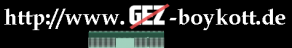 GEZ boykott logo